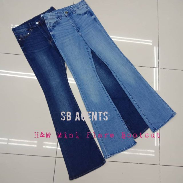 h&m mini flare jeans