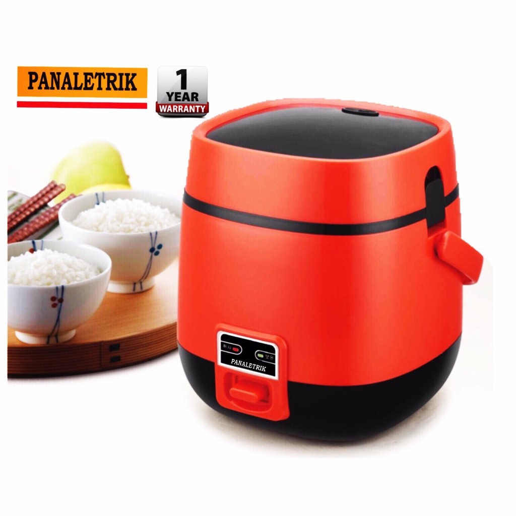 [[ HADIAH PERCUMA Panaletrik Korean Mini Rice Cooker 1.2L Multi Cooker Hot Pot