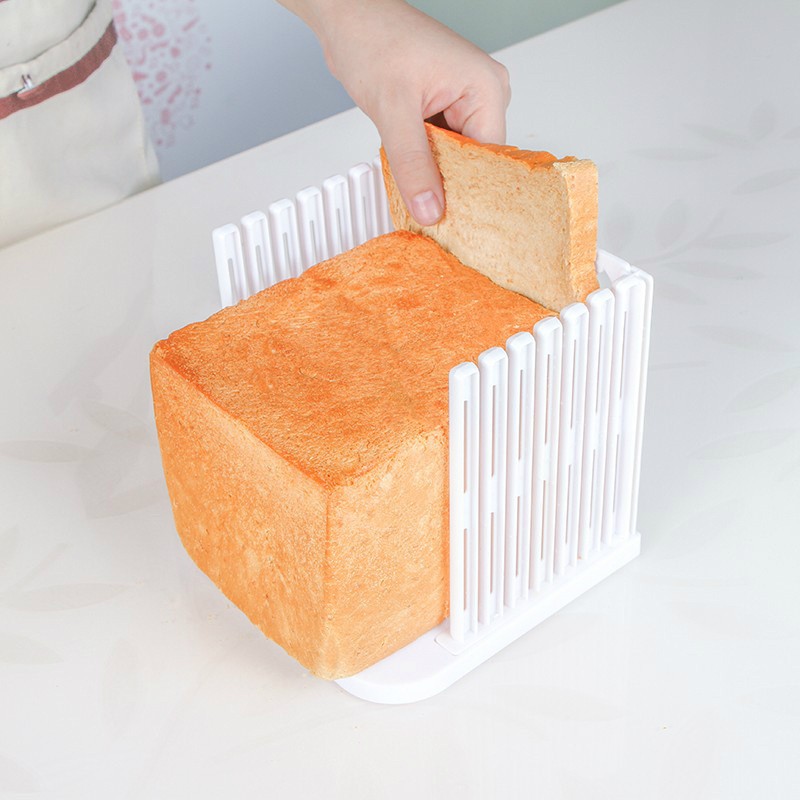 [Ready Stock]Toast / Bread slicer bread cutter loaf pemotong roti cutting baking tools  面包切片器面包分割器