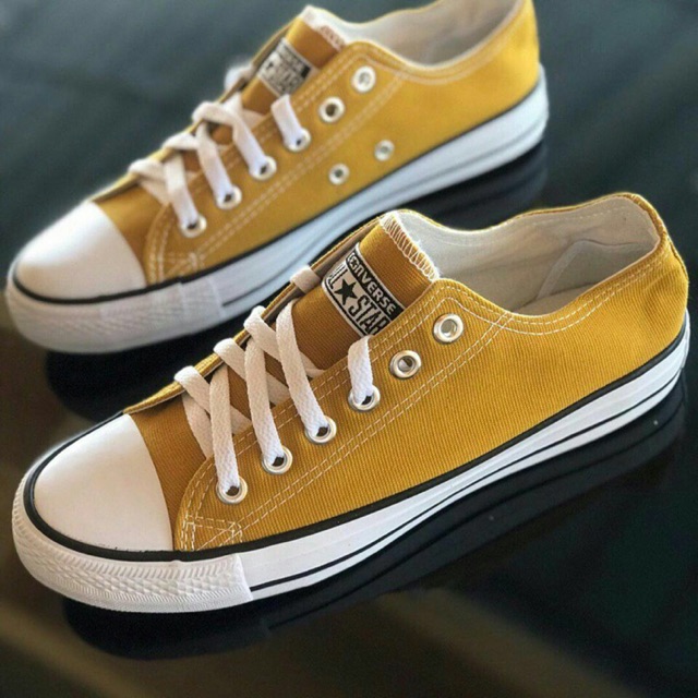 converse low mustard