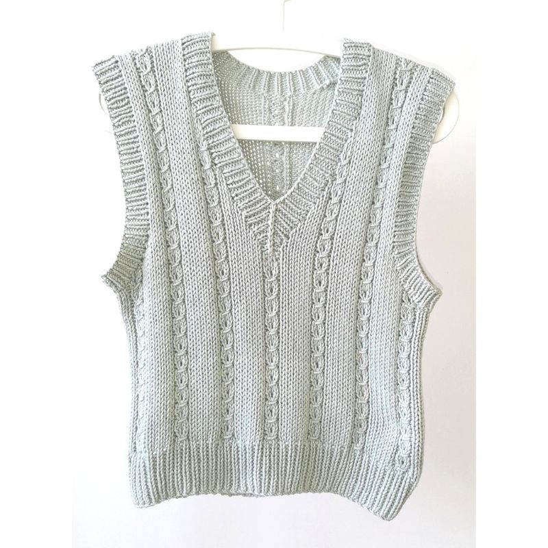 only knitted vest