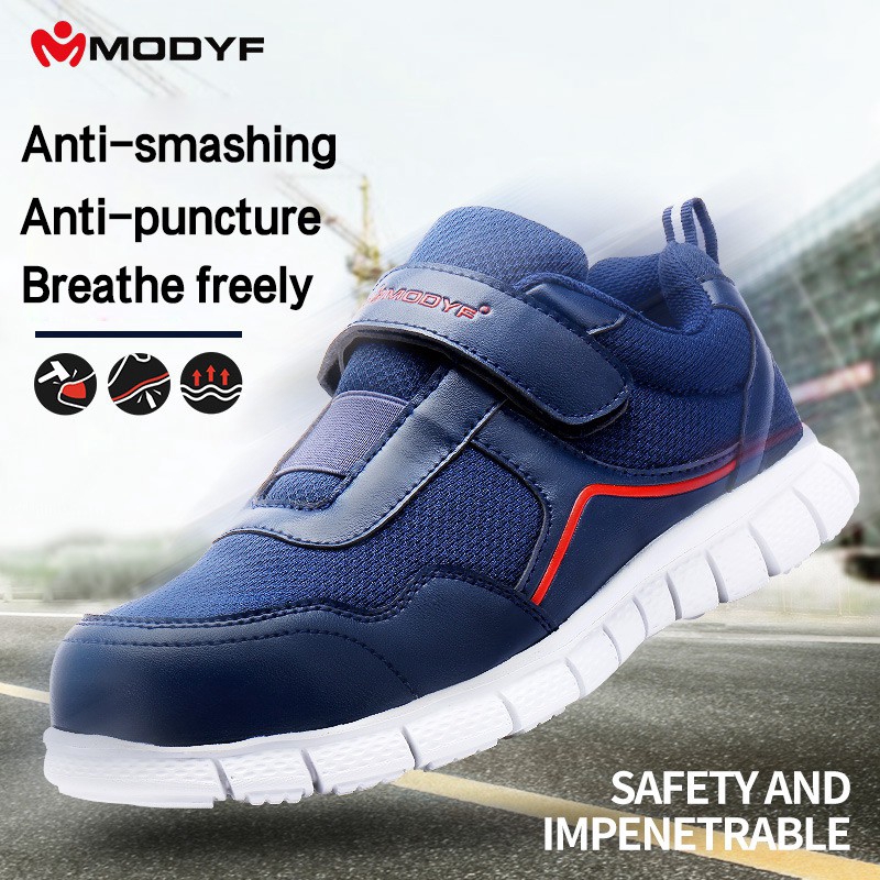 navy blue work boots