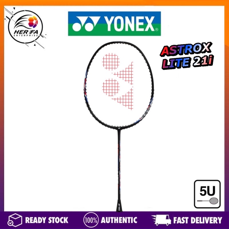 YONEX Astrox Lite 21i (5UG5) Max Tension 30lbs Badminton Racket ...