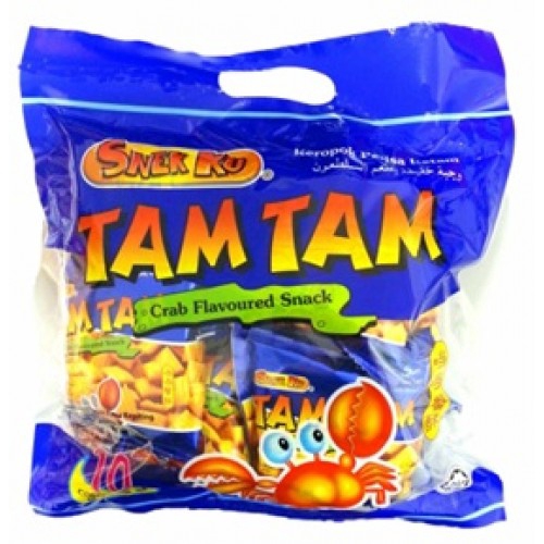 Snek Ku Tam Tam Crab Flavour 20g x 10 | Shopee Malaysia