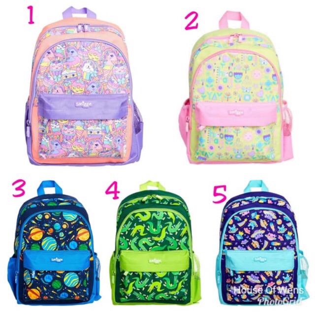smiggle junior bag