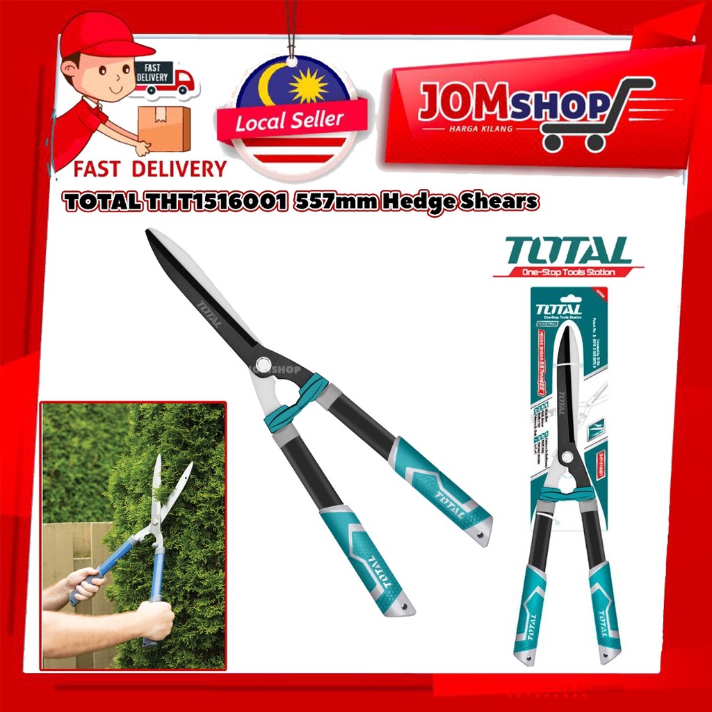 TOTAL HEDGE SHEAR 557mm 22" THT1516001 / Gunting Pokok / Grass Cutter