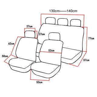 Car seat cover set for Perodua viva axia kancil myvi alza 