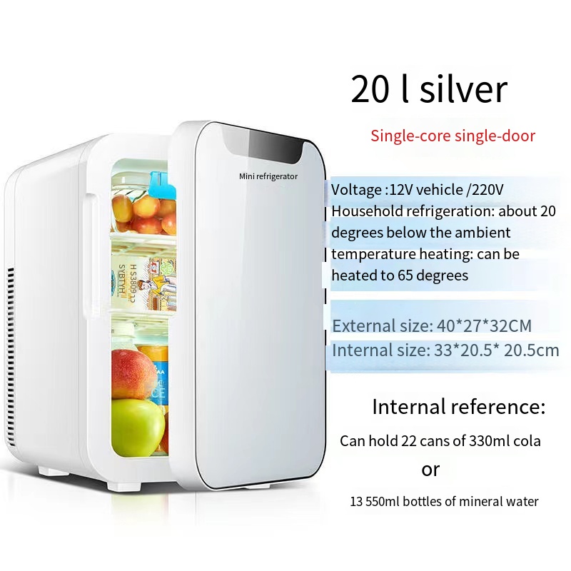 NEW 20L Home Truck Travel Cooler Car Fridge Portable Refrigerator Mini ...