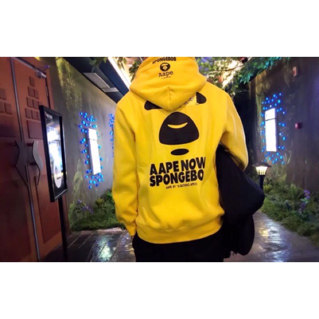 aape spongebob hoodie