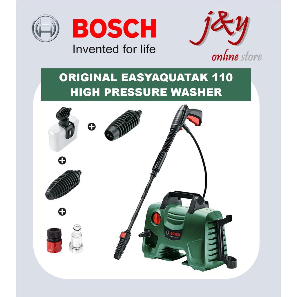 New Bosch Easyaquatak 110 High Pressure Washer Aqt 33 11