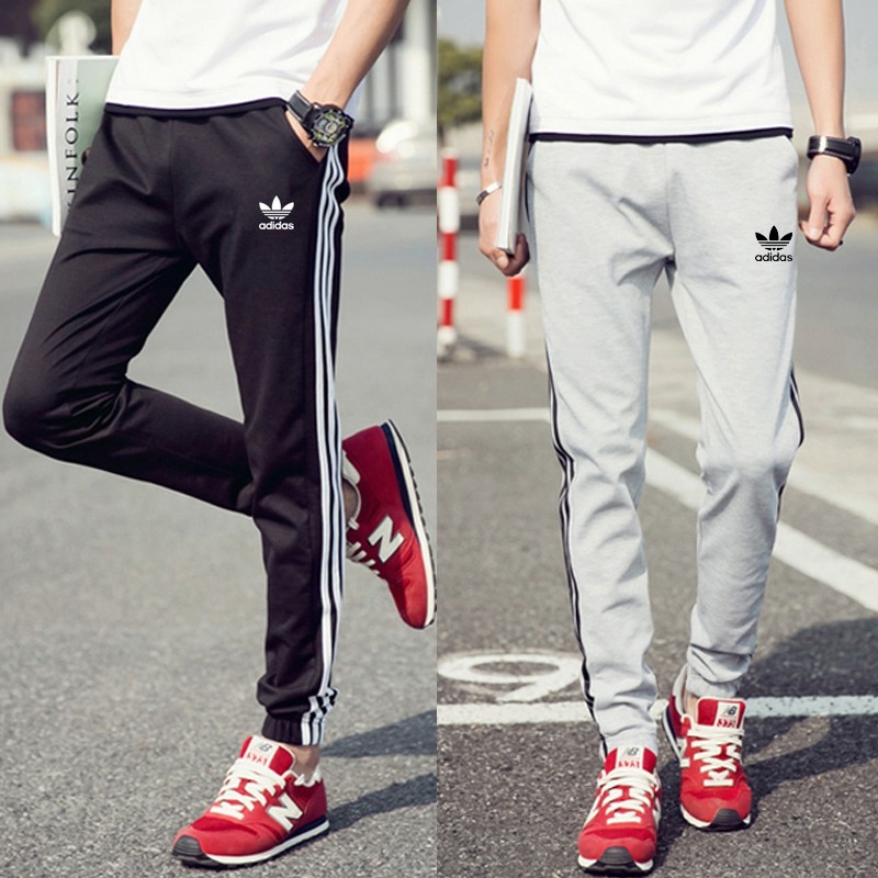 light gray adidas pants