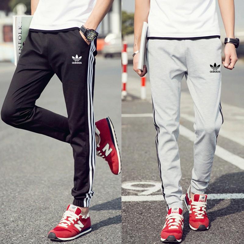 adidas side stripe joggers