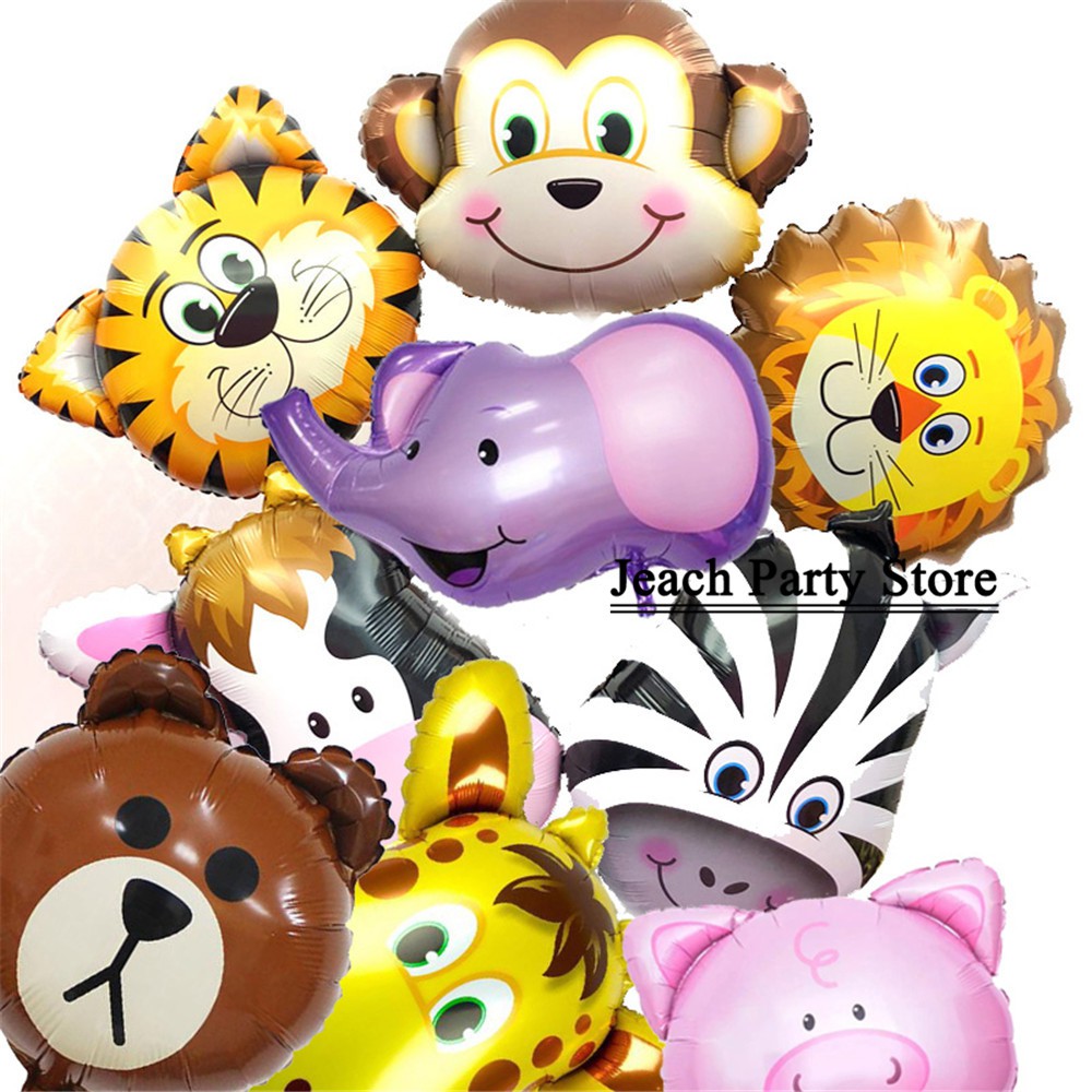 Giraffe Zebra Monkey Tiger Lion Elephant Cow Decorative Animal