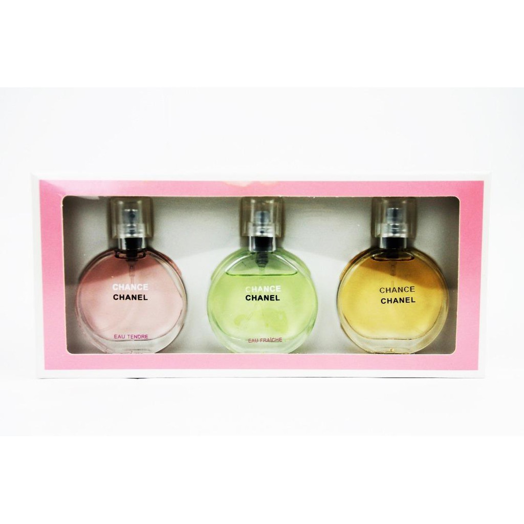 Chanel Chance Set 3 in 1 Perfume Collection For Women 100ml | Shopee  Malaysia