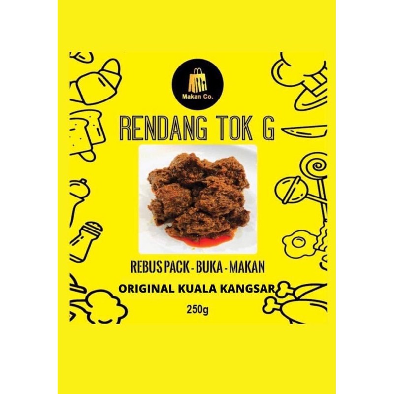 Buy Rendang Daging Tok G Original Kuala Kangsar Seetracker Malaysia