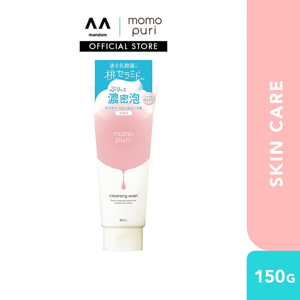 MOMOPURI Moist Cleansing Wash Peach Ceramide