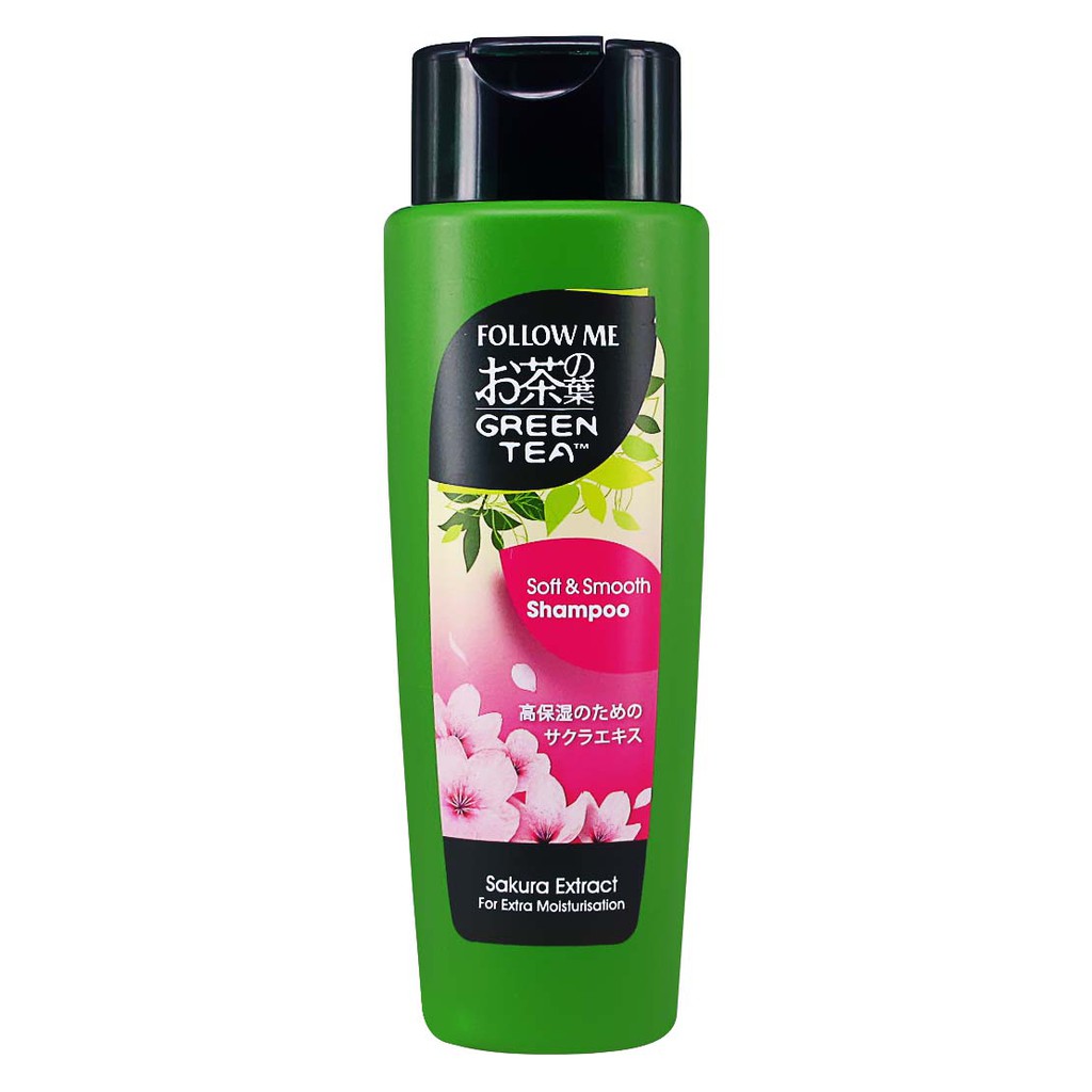 Follow Me Green Tea Shampoo Soft & Smooth (320ml) Shopee Malaysia