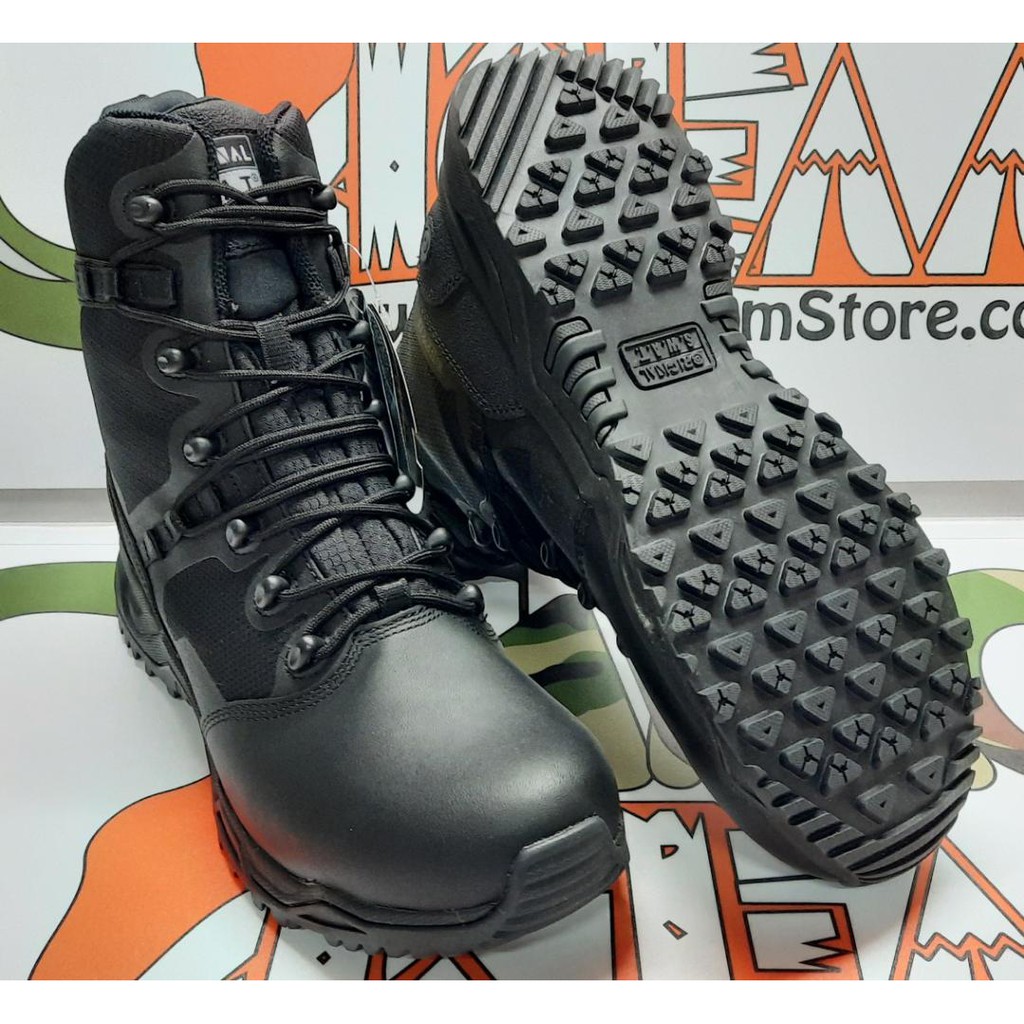 Original Swat Alpha Fury 8 Side Zip Waterproof Polishable Top Boot Black Color Kasut Operasi 1 Year Warranty