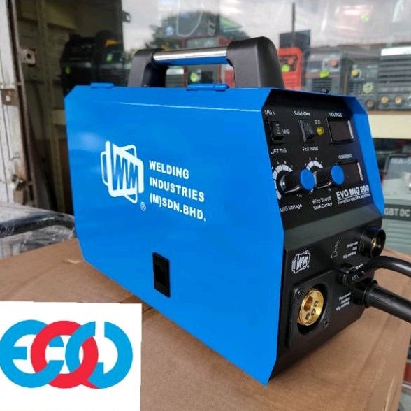 WIM MINI 5KG EVO MIG200 MIG CO2 WELDING MACHINE INVERTER MIG/MMA
