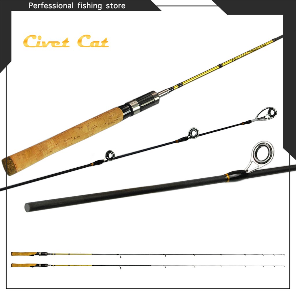 1 8m 90g Ultra Light Solid Tip Spinning Rod Ul Power Fishing Pole Ultralight Carbon Rod Hunting Fish Joran Pancing Shopee Malaysia