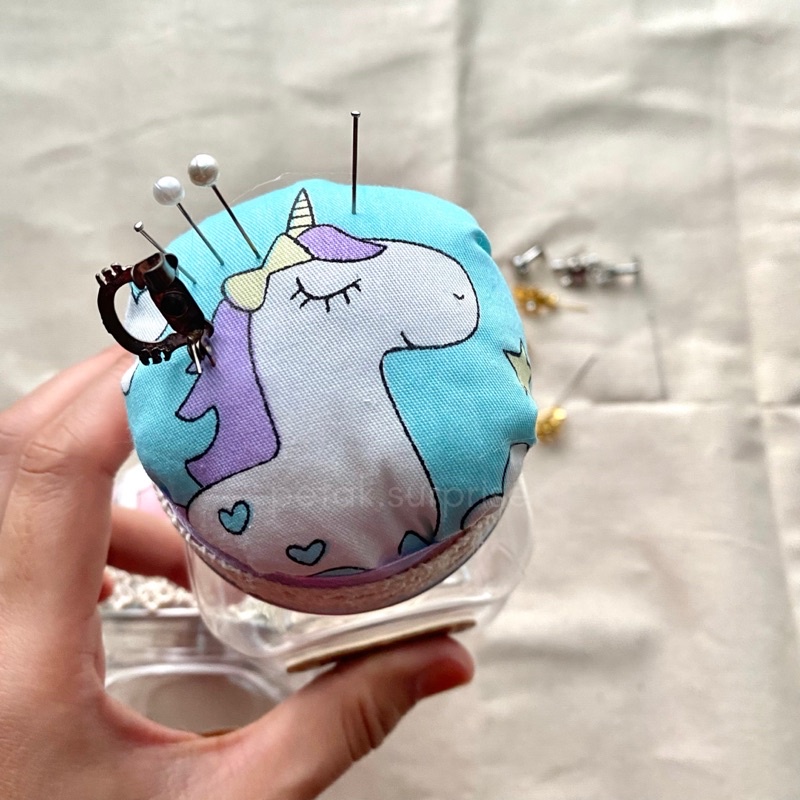 [Ready Stock] Pin Cushion Unicorn Handmade Bekas Pin Tudung Tempat ...