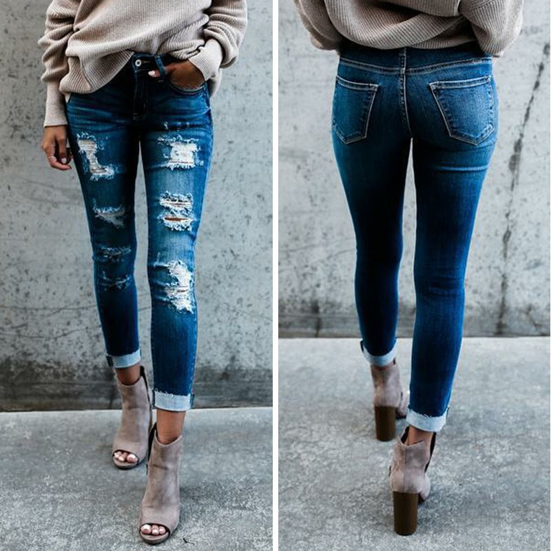 low waist ripped skinny jeans