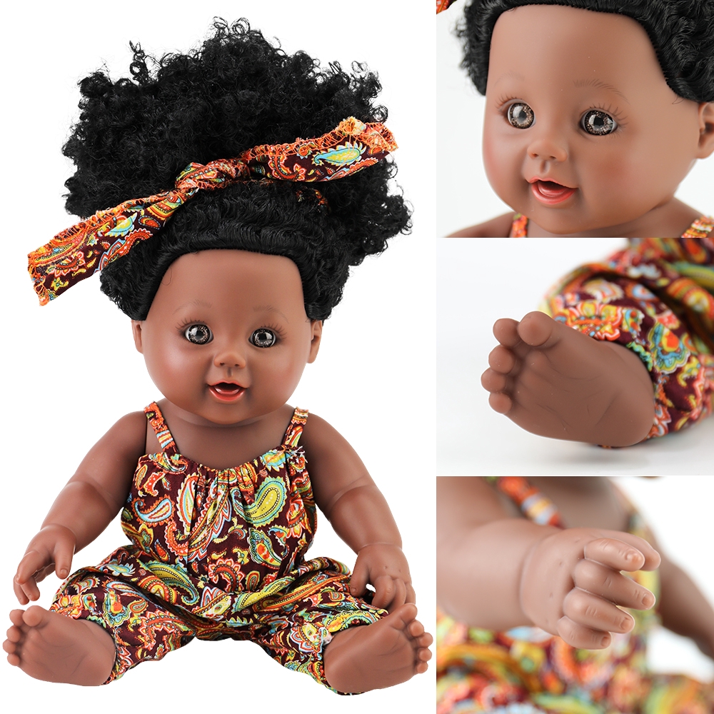 12 Inch Africa Baby Black Dolls Black Girl Toy Girls Birthday Gift