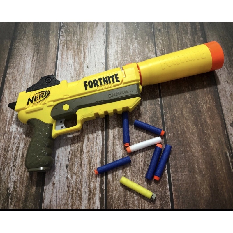 [serious?] Nerf Fortnite Sp-l Spl Used Elite Pistol With Barrel 