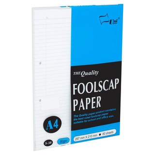 Foolscap Paper Exam Sheet Kertas Kajang A4 Shopee Malaysia