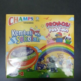 Champs D-Warms Chocolate Chewable Tablets 2's (Ubat Cacing 