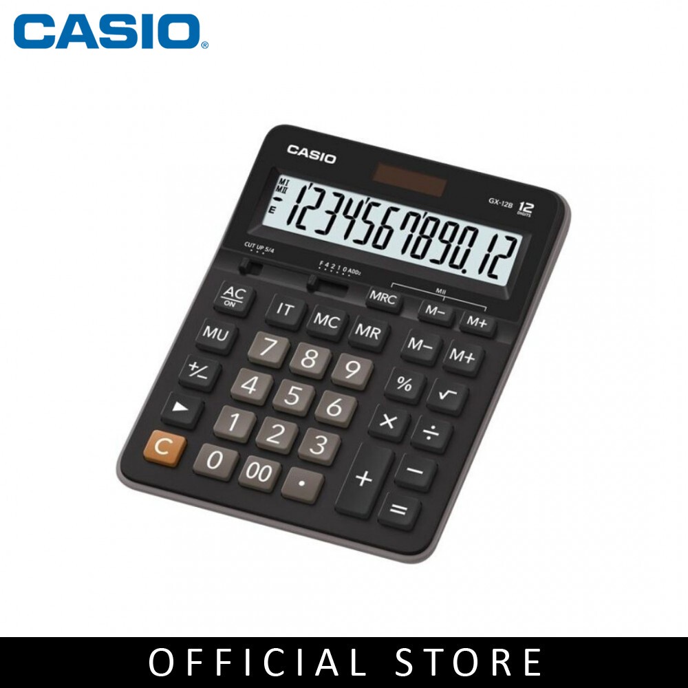 CASIO CALCULATOR GX-12B (BLACK) | Shopee Malaysia