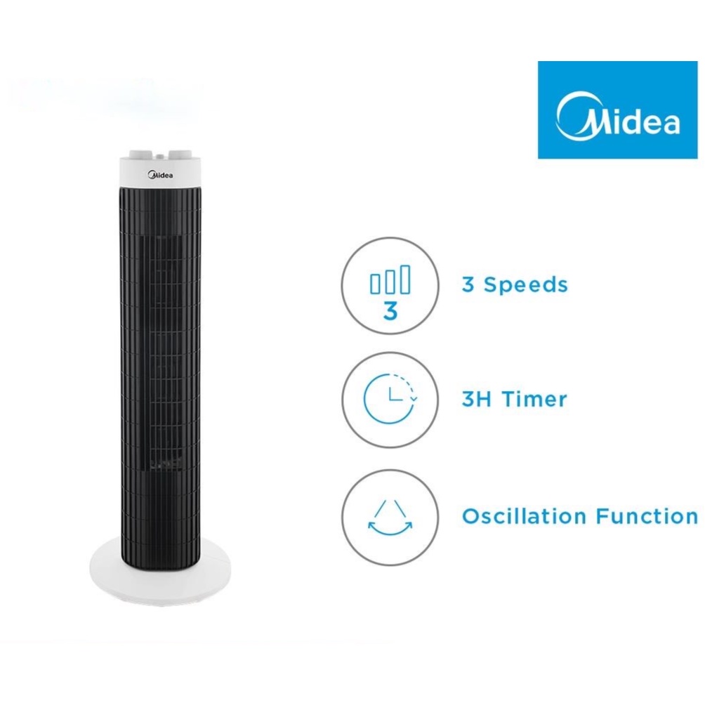 Midea MTF-101K Tower Fan | Shopee Malaysia