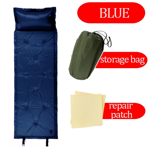  Self-Inflating Bed Outdoor Camping Sleeping Mat Auto Inflatable Air Mattress Pad Tent Sleep Bag Pillow Tilam Angin 充气床