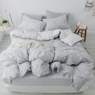 Feathers Target Cute Gery Cotton Duvet Covers Clearance Bed Set