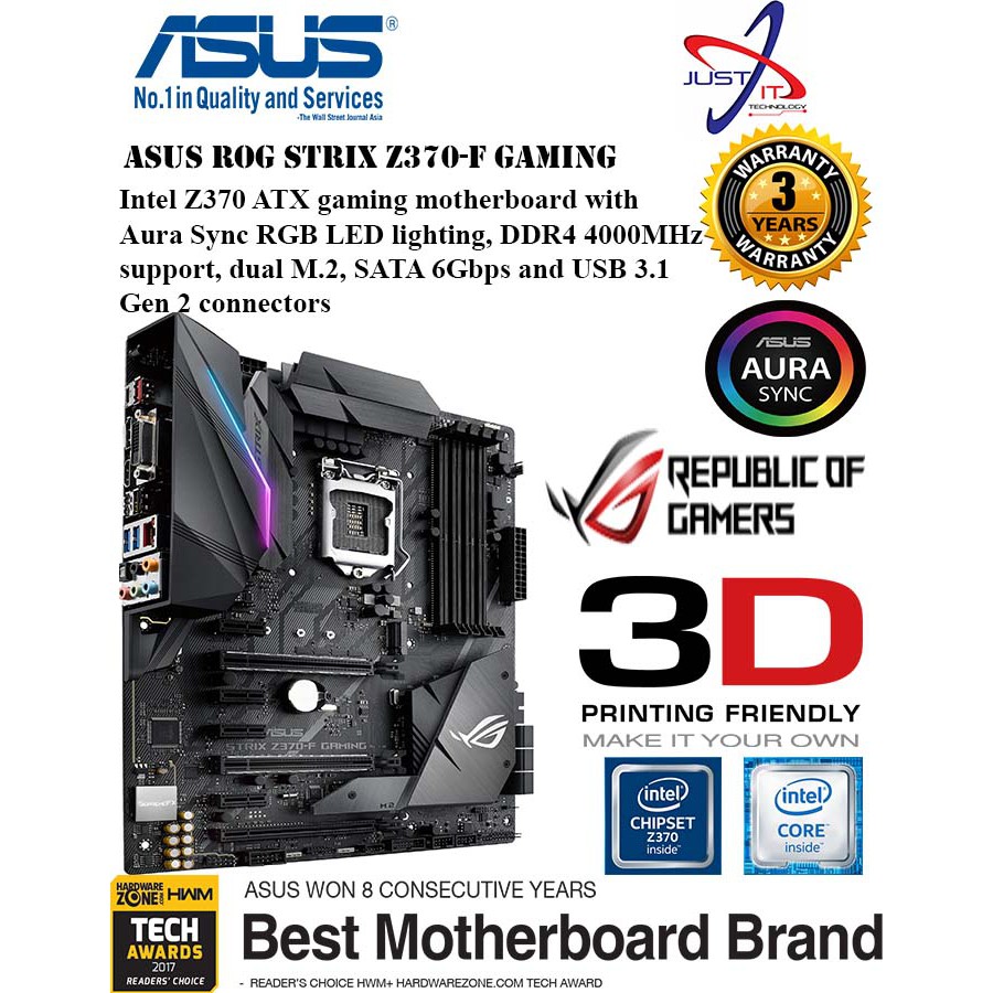 Asus Rog Strix Z370 Asus Rog Maximus X And Strix Z370 E Gaming Motherboard Review