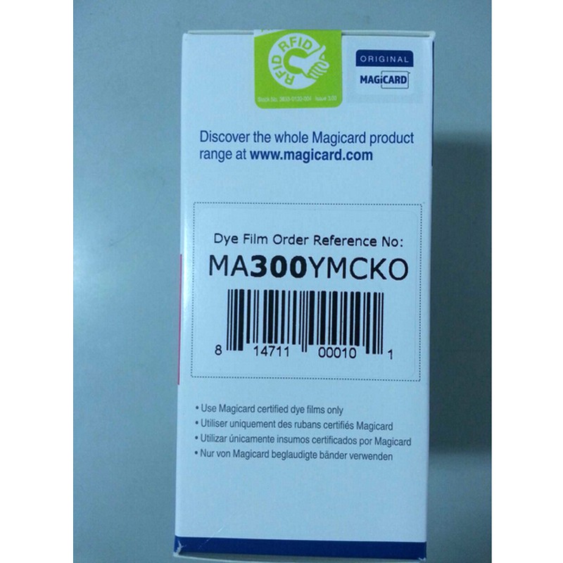 magicard dye film ma300ymcko