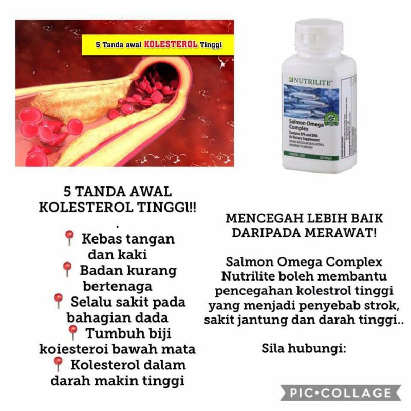 Vitamin Supplement Nutrilite Salmon Omega Complex Minyak Ikan Shopee Malaysia