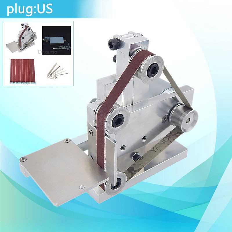 Dharma Diy Mini Belt Sander Bench Mount Grinder Polishing