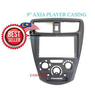 Car Audio Player 7'' Casing For Ford Ranger 2012 Black 