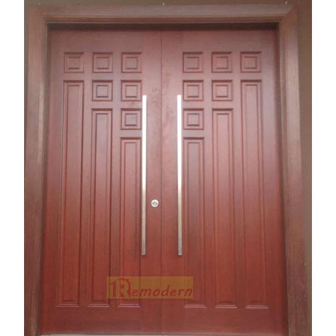 Completed Set Nyatoh Solid Timber Door Pintu Kayu Malaysia Door Pintu Murah Shopee Malaysia