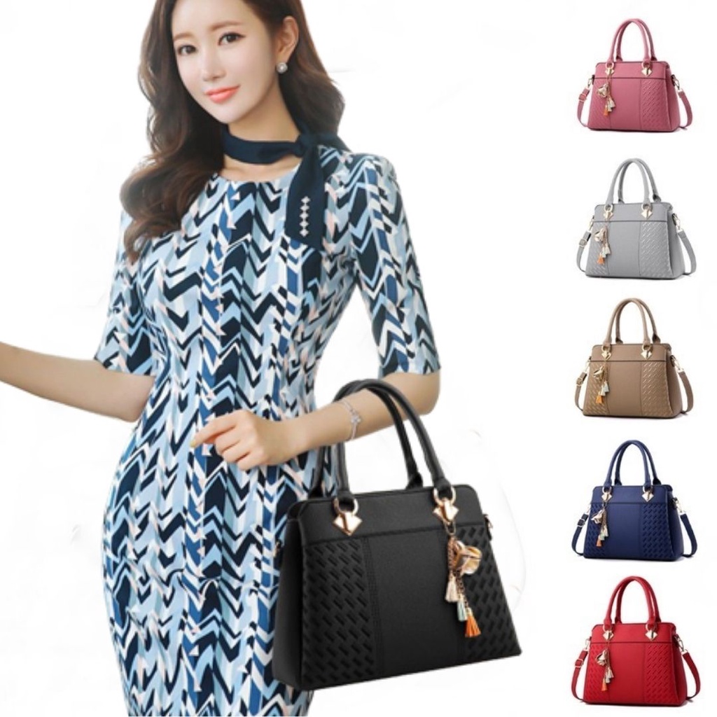 Business Women Ladies Girl Sling Shoulder PU Leather Dinner Handbag Bag ...