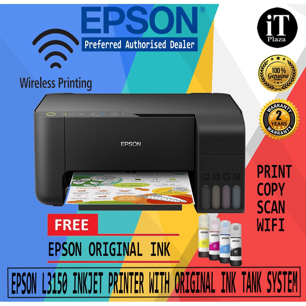epson l3150 scanner setup