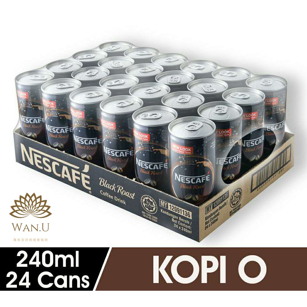 NESCAFE Kopi O (240ml x 24 Cans) Shopee Malaysia