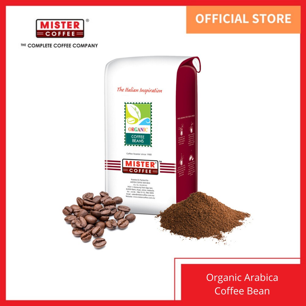 [Mister Coffee] Organic Arabica Coffee Bean/ Ground Coffee (500g