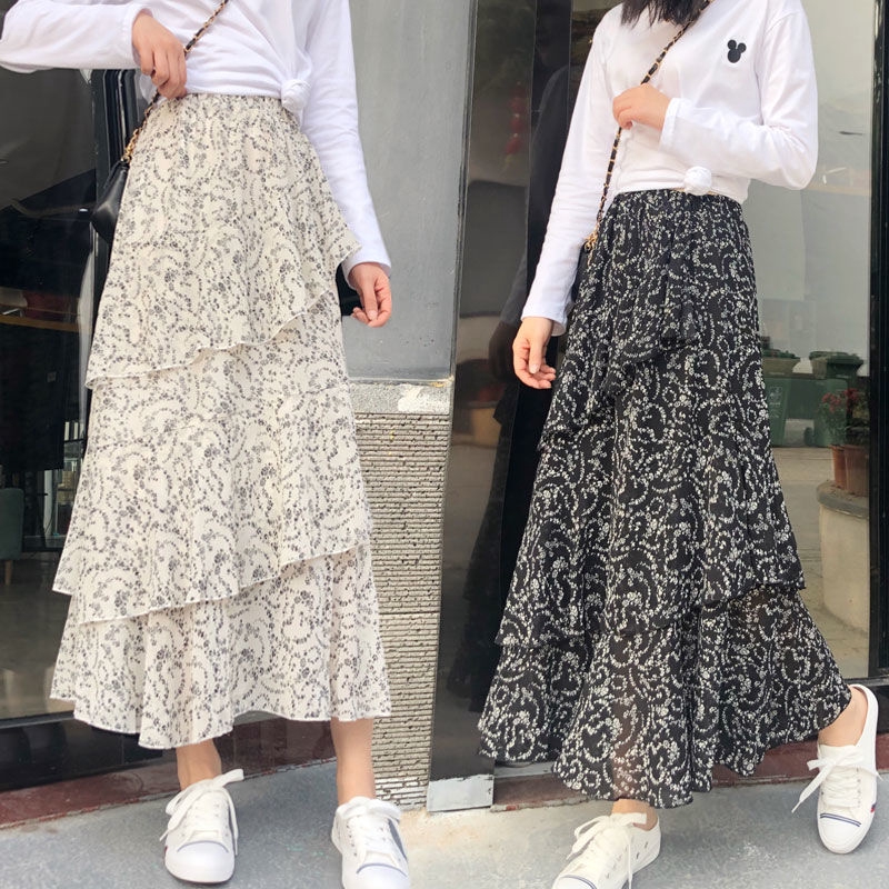 womens floral skirt