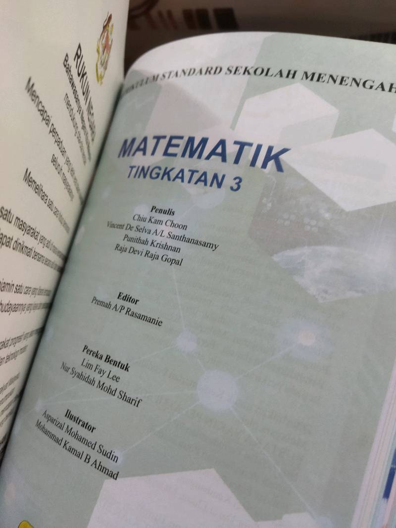 Buku Teks Tingkatan 3 Matematik Shopee Malaysia