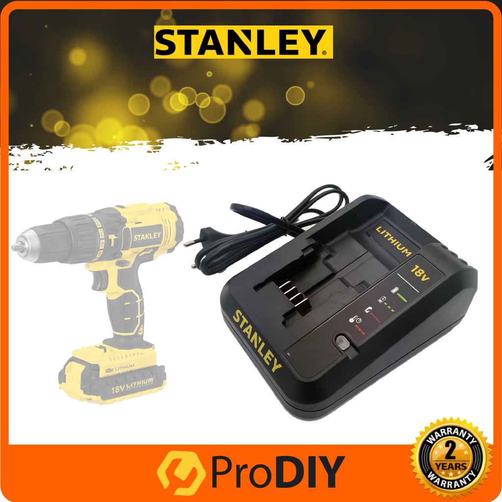 STANLEY SC201 18VBattery Charger Cordless Drill Li-Ion Battery Fit ...