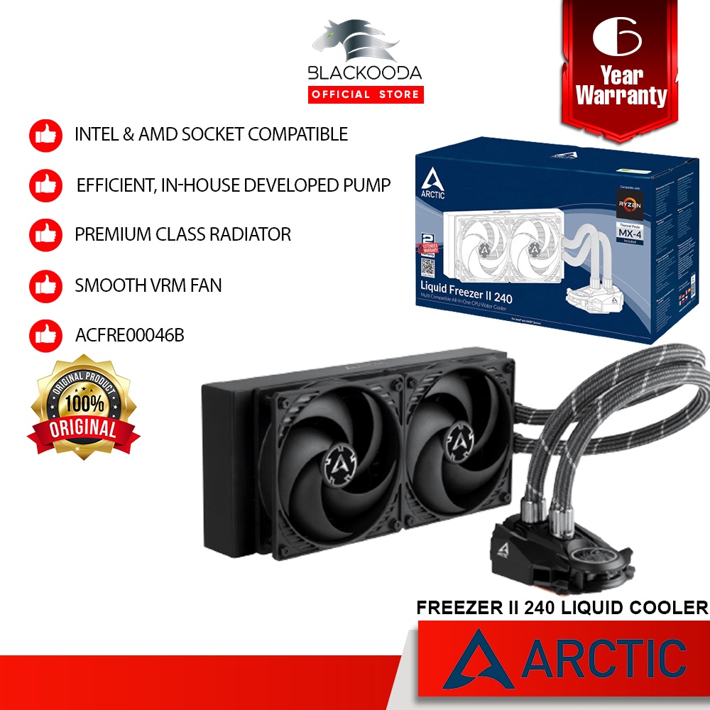 ARCTIC Liquid Freezer II 240 Multi Compatible AllinOne CPU Water