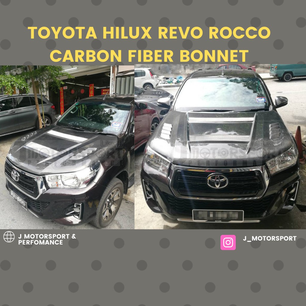 TOYOTA HILUX REVO RECCO CARBON FIBER / FIBRE Shopee Malaysia