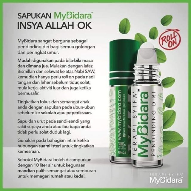 Terapi Syifa My Bidara Original 6 ML  Shopee Malaysia